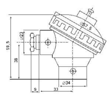 熱電偶小接線(xiàn)盒示意圖