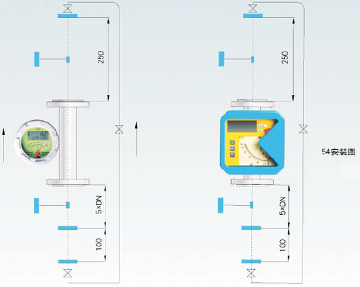 氧氣轉(zhuǎn)子流量計安裝要求圖四
